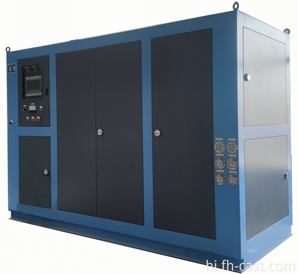 500kg medium frequency induction melting furnace